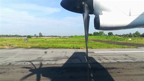 Landing To Chittagong Airport Cgp Novoair Atr 72 500 Bangladesh