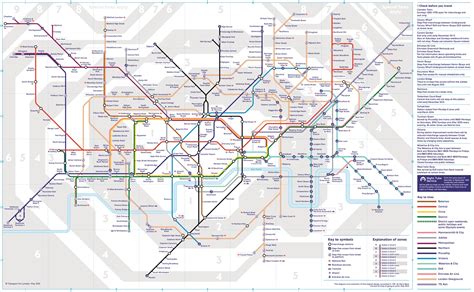 New Tube Map Marks Launch Of Tfl Rail