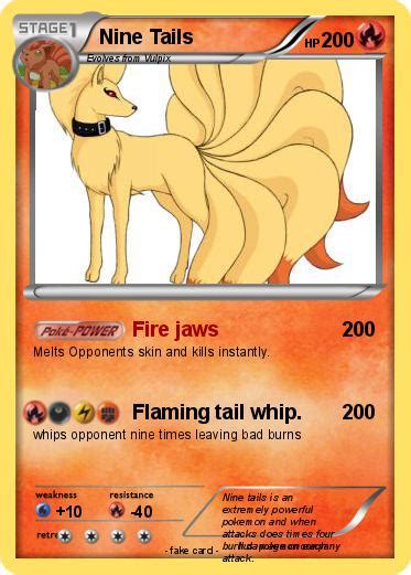 Pokémon Nine Tails 115 115 Fire Jaws My Pokemon Card