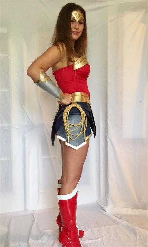 Gal Gadot Wonder Woman Costume Custom Made Etsy Couple Halloween Costumes For Adults