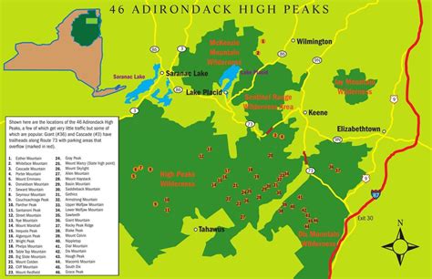 Adirondack Mountains On Us Map Map