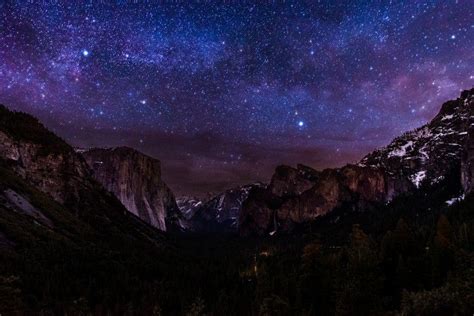 Yosemite Night Wallpaper Hd National Park Photos Yosemite National