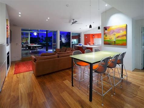 Colorful Contemporary Interior Of An Australian Home