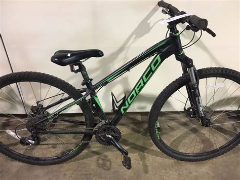 Black Norco Storm 24 Speed Front Suspension Mountain Bike With Full
