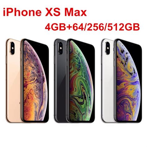 Apple Iphone Xs Max 65 Ram 4gb Rom 64gb256gb512gb Original Mobile
