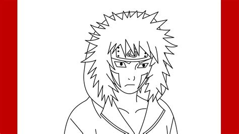 How To Draw Kiba Inuzuka From Norton Step By Step Drawing Youtube