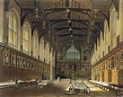 Interior Of The Hall Of Christ Church Drawing by Augustus Charles Pugin