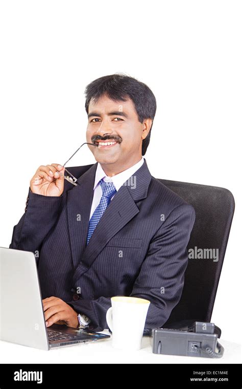 Middle Aged Indian Working Cut Out Stock Images And Pictures Alamy