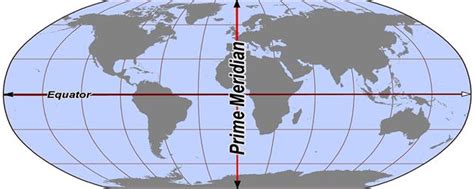 World Map Equator And Prime Meridian World Map