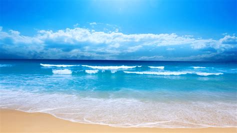 Blue Sea Hd Sea Wallpapers Summer Sun Sky Fresh Air