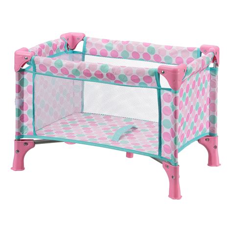 Dolls Travel Cot Bed Play Yard Toy Child Role Play Toys T Foldable