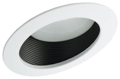 Ideal for directing light onto walls if the ceiling is sloped. NICOR 6 inch Recessed Baffle Trim for Sloped Ceilings ...