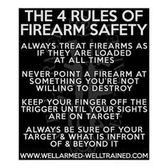 Remember, we're your premier source for free printable targets online. 10 commandments of Firearm safety Haha | Firearm ...