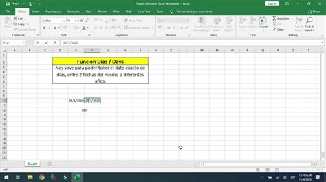 Como Calcular Total De Dias En Excel Printable Templates Free