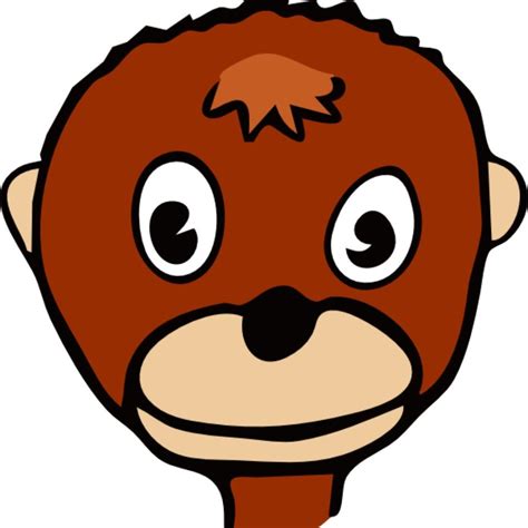 Clipart Of Cute Monkey Face Free Image Download