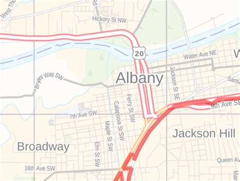 Albany Oregon Zip Code Map