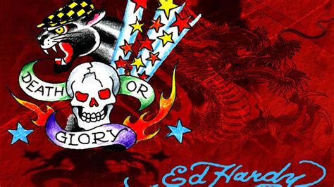 ed hardy backgrounds 55 images