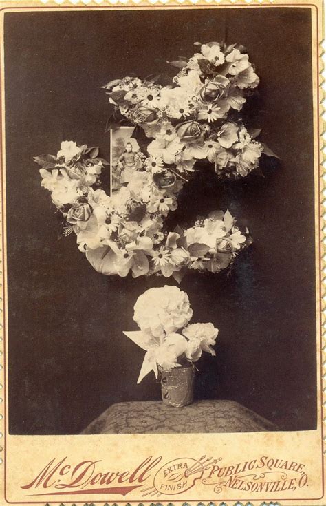 No need to register, buy now! A Land of Deepest Shade: Funeral Flowers Cabinet Card Photographs