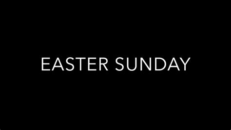 Easter Sunday Youtube