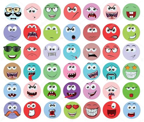 Different Emotions Cartoons Cartoon Faces With Different Emotions