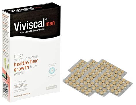 Viviscal Hair Growth Supplements For Men 3 Month Supply 180 Tablets