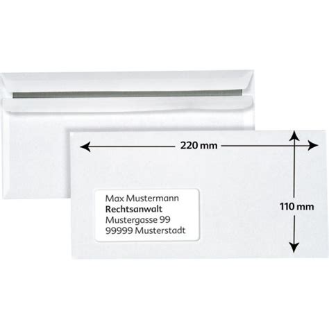 Briefumschlag din lang für din a4 gefalzt selbstklebend ohne fenster weiß kuvert. SoldanPlus Briefumschlag DIN lang mit Fenster, 100 Stück | Soldan.de