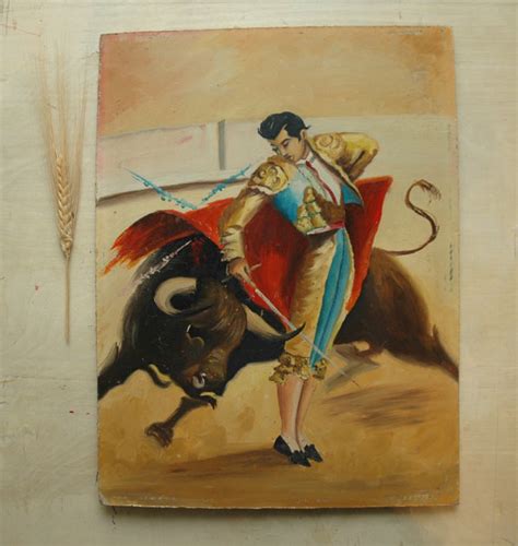 Matador And Bull Oil Painting At Explore