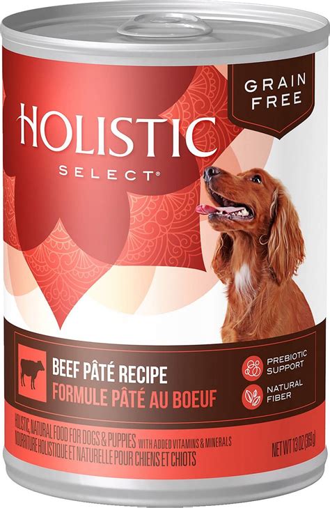As a leader in the pet food industry and part of the natura family of products, healthwise focuses on providing pet food. Holistic Select Grain Free Canned Dog Food | Review ...