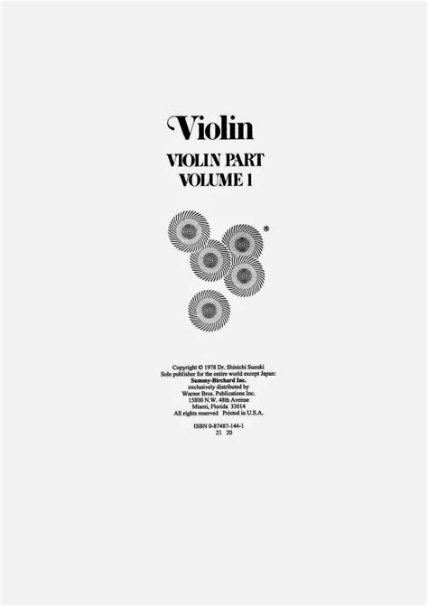 Suzuki violin book 1 pdf piano. SUZUKI, S. - Método para Violín / Violin Method ...