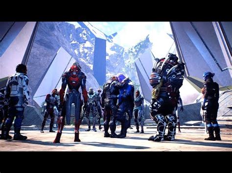 Mass Effect Andromeda Complete Scott Ryder X Jaal Romance YouTube