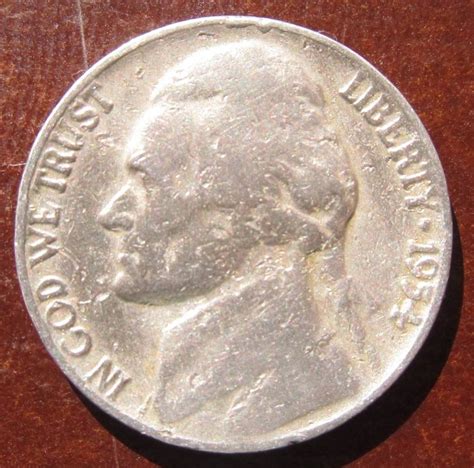 Coin Of Jefferson Nickel 1954 D From United States Of America Id 30150