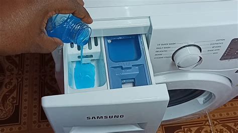 How To Use Liquid Detergent In Fully Automatic Washing Machine Youtube