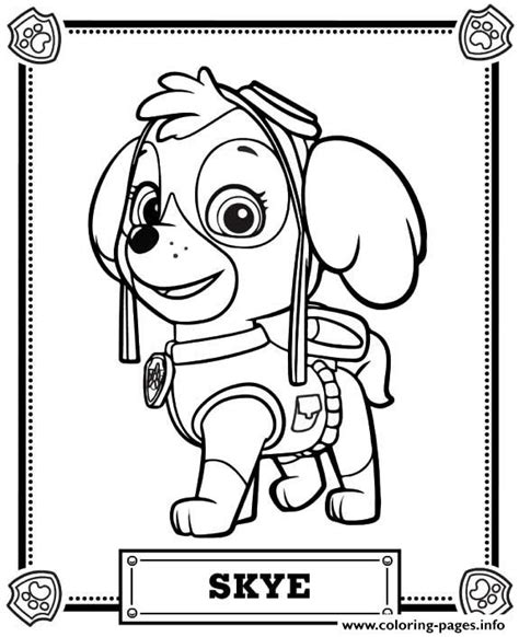 Find the best savings on paw patrol allover print skye 12 girls. Paw Patrol Skye Coloring Pages Printable