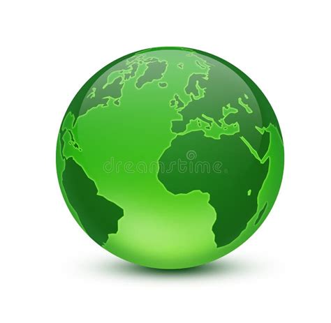 Green Globe Stock Illustration Illustration Of Mesh Crystal 6341605