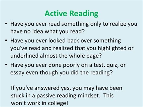 Active Reading And Annotating