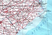 Map of North Carolina (Road Map) : Worldofmaps.net - online Maps and ...