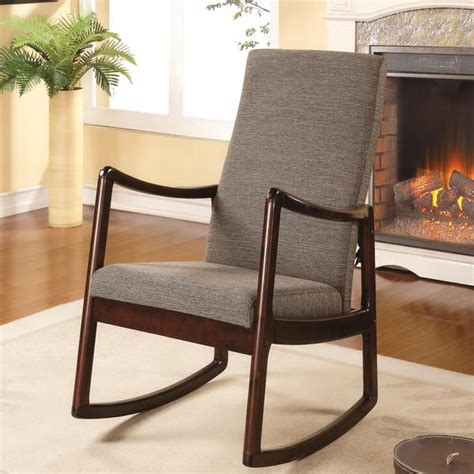 The p er fect chair is always the right call. Amelia Contemporary Modern Upholstered Rocking Chair - Free Shipping Today - Overstock.com ...