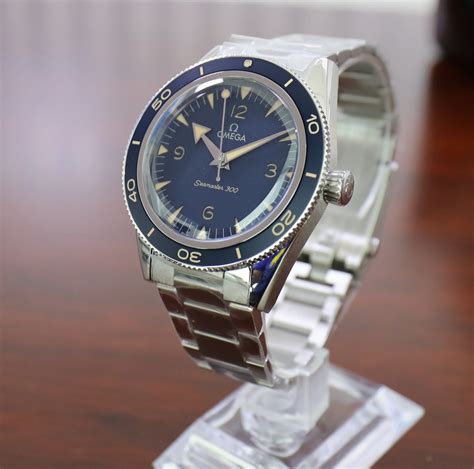 Omega Seamaster 300 Blue Sandwich Dial 2021 New Watch