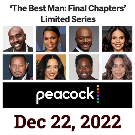 Peacock To Premiere The Best Man The Final Chapters On Dec 22 2022 —