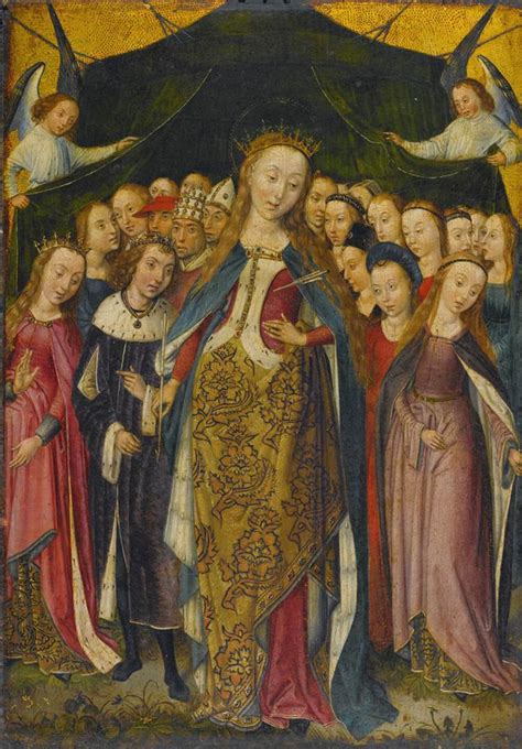 St Ursula Protecting The Eleven Thousand Virgins With Her Cloak By