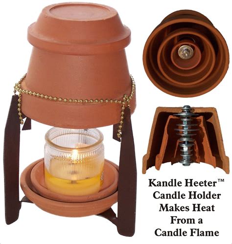 How To Heat Your Room With Candles Candle Heater Candle Power Clay
