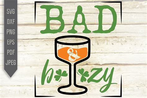 Bad And Boozy Graphic By Mint And Beer Creations · Creative Fabrica