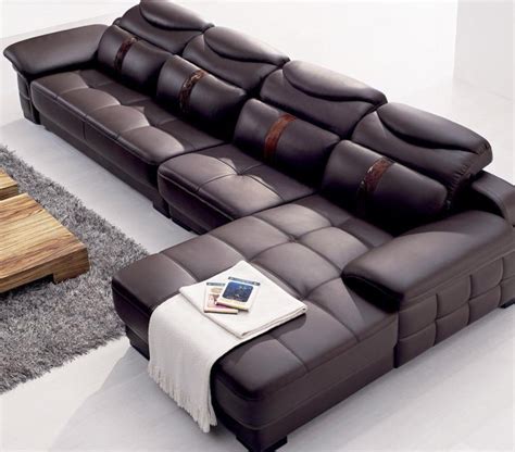 Home Elegance Style Modern Leather Sectional Sofa Set Living Room Leather Modern Leather