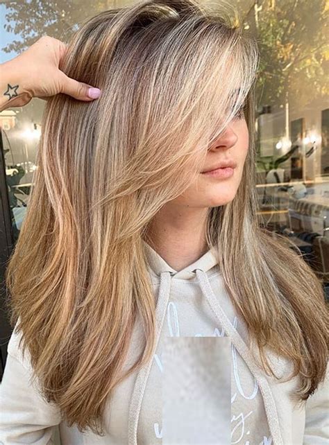 From the coolest curly fringes to the sleekest blunt bangs, these celebrities prove that getting a haircuts with bangs is like a mini makeover anyone can totally rock (yes, that means you!). Fresh Long Balayage Hairstyles with Bangs for Women in ...