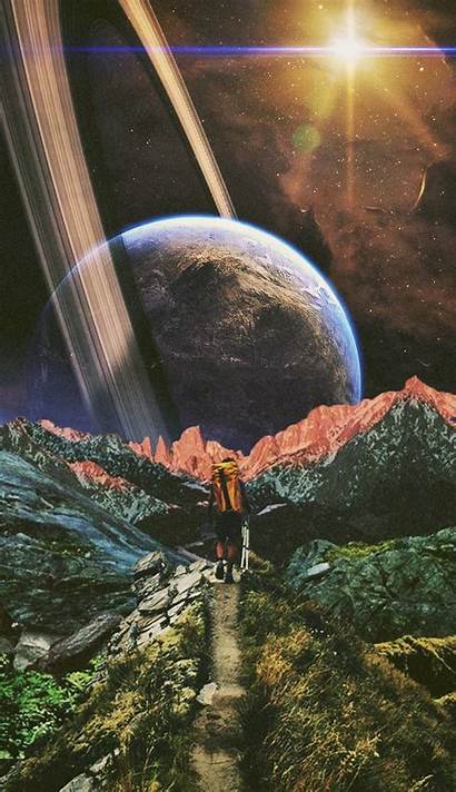 Surreal Landscape Indie Universo Collage Mixed Collages