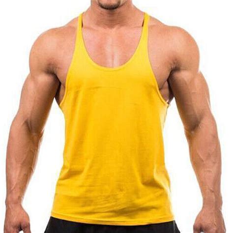 Gym Singlets Bodybuilding Tank Top Gym Stringer Y Back Muscle