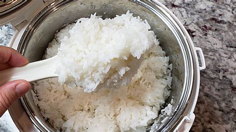 Rice Cooker Method How I Make Steamed Rice Youtube