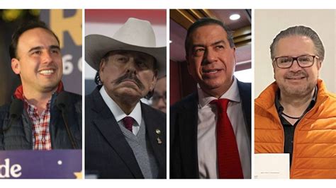 Estos Son Los Cuatro Candidatos Que Buscarán La Gubernatura De Coahuila