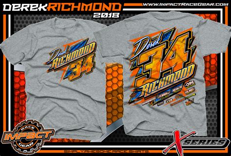 Browse through different shirt styles and colors. Racing Shirt Designs | Impact RaceGear | 877-743-8337