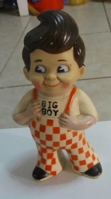 1973 Early Vintage Big Boy Restaurants Big Boy Vinyl Figure Bank Nice
